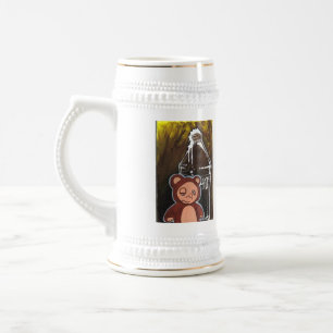 Caneca De Cerveja Bebado Brown Beer Mug
