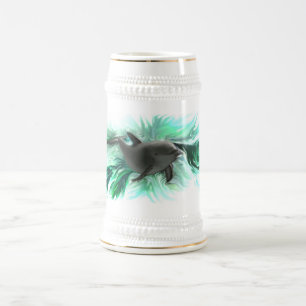 Caneca De Cerveja Bebê de golfinho