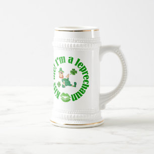 Caneca De Cerveja Beije-me, sou um duende