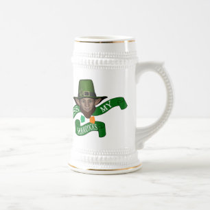 Caneca De Cerveja Beije meus trevos e leprechaun