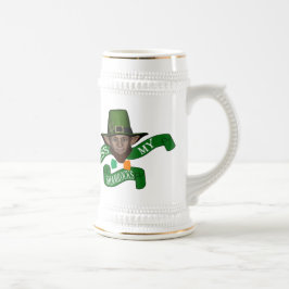 Caneca De Cerveja Beije minhas camarões e meu duende