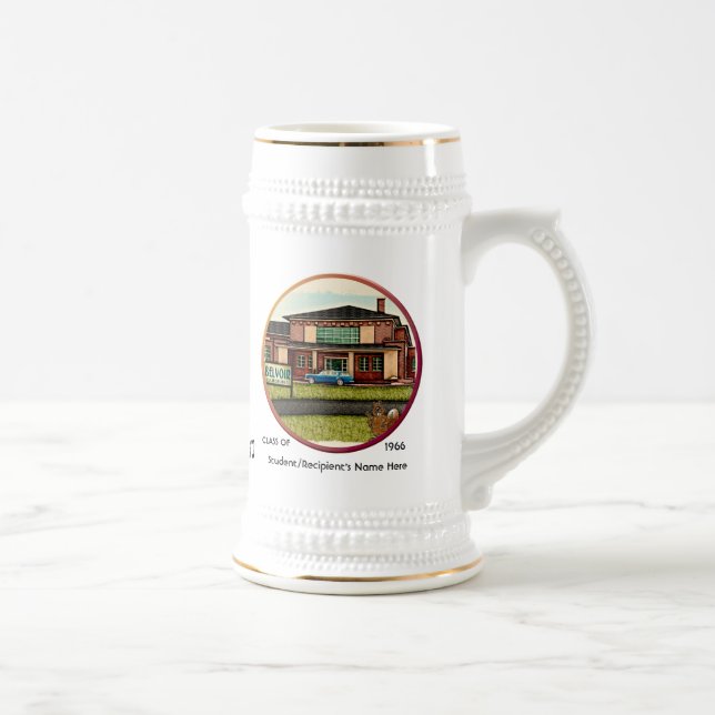 Caneca De Cerveja Belvoir Elementary Alumni - Personalizado (Direita)