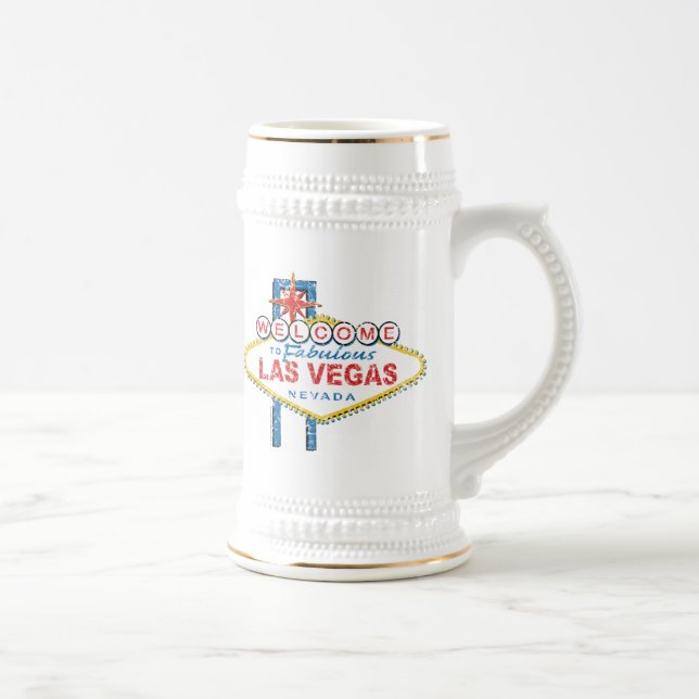 Caneca De Cerveja Bem-vindo a Las Vegas Fabulosa (Direita)