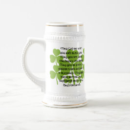 Caneca De Cerveja Bênção de Casamento Irlandês - Personalizado