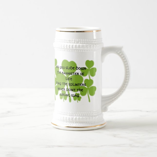 Caneca De Cerveja Bênção do Casamento Irlandês - (Direita)