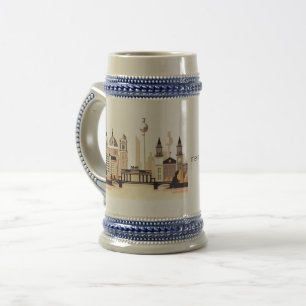Caneca De Cerveja Berlim Skyline Tasse - Heimatliebe Pur