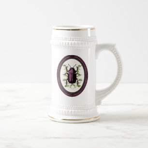Caneca De Cerveja Besouro-veado emoldurado