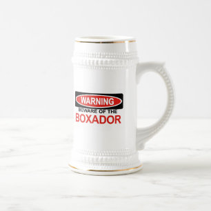 Caneca De Cerveja Beware de Boxador