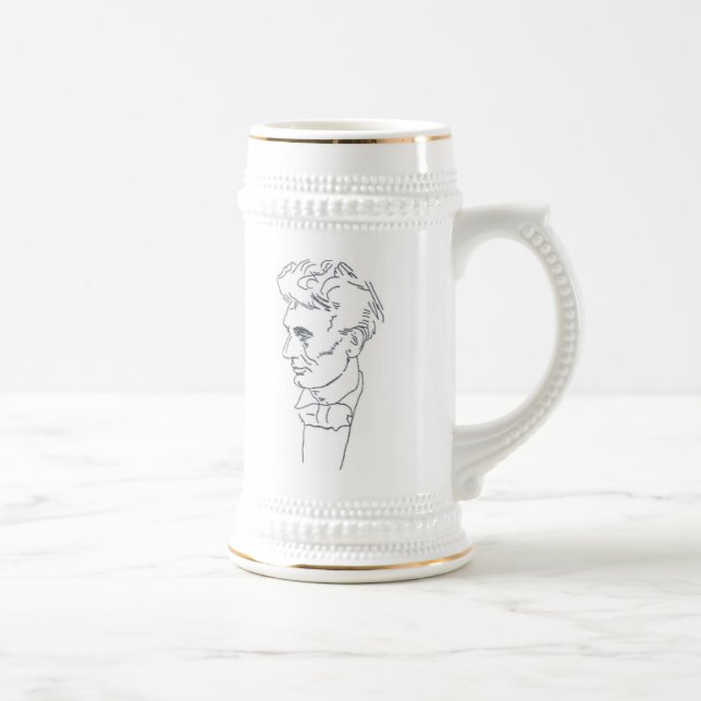 Caneca de cerveja bicentenária de Abraham Lincoln (Direita)
