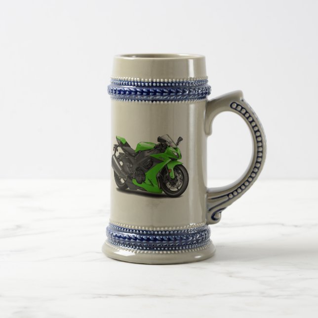 Caneca De Cerveja Bicicleta verde de Ninja (Direita)