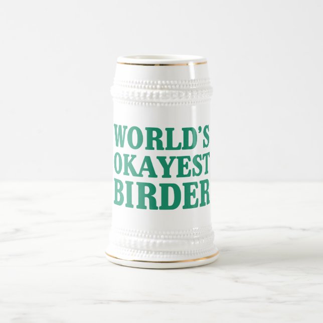 Caneca De Cerveja Birder do Okayest do mundo (Centro)