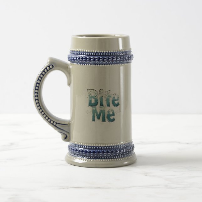 Caneca De Cerveja Bite Me (Esquerda)