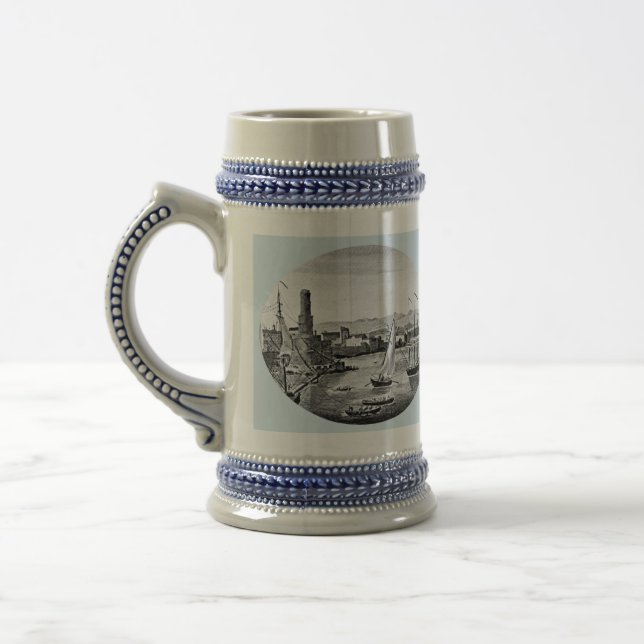Caneca De Cerveja Black and White 1888 Old Port Royal Jamaica (Esquerda)
