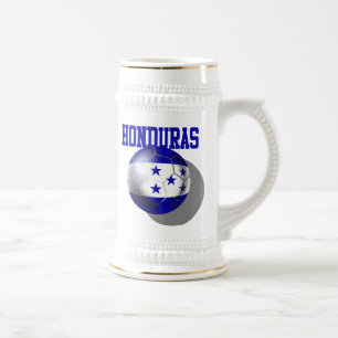 Caneca De Cerveja Bola 2014 da bandeira de Brasil Honduras do