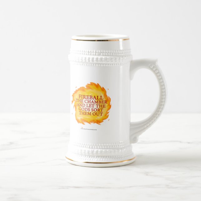 Caneca De Cerveja Bola de fogo a câmara (Direita)