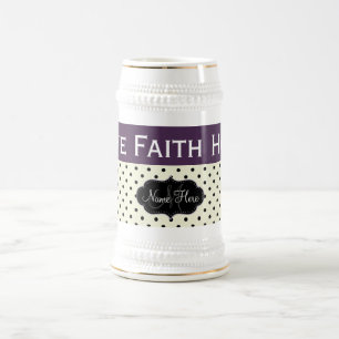 Caneca De Cerveja Bolinhas feitas sob encomenda da violeta de Acai