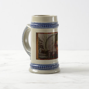 Caneca De Cerveja Boneco de homem assustador de SlipperyJoe no Hallo