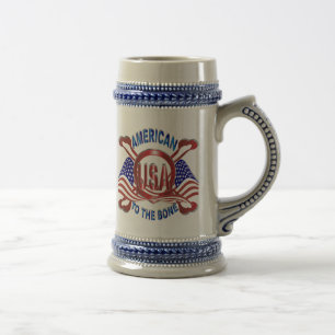 Caneca De Cerveja Bones Americanos