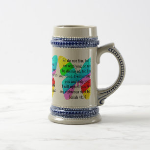 CANECA DE CERVEJA BONITO DESIGN ISAIAH 41:10