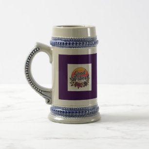Caneca De Cerveja Bons Víblios - Mug de Café Motivacional