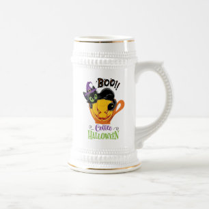 Caneca De Cerveja Boo Black Cat, Assustador Pumpkin Café Halloween