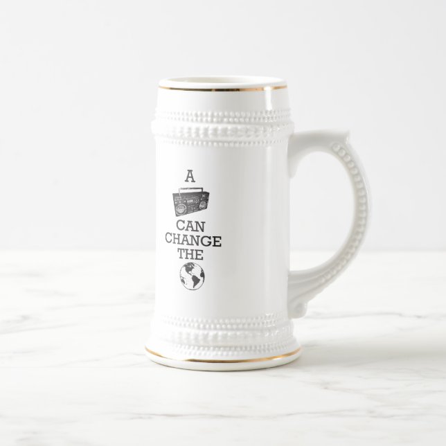 Caneca De Cerveja Boombox pode mudar o mundo (Direita)