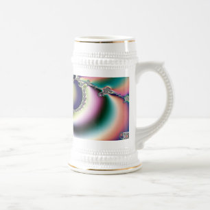 Caneca De Cerveja Borboleta Arco-íris