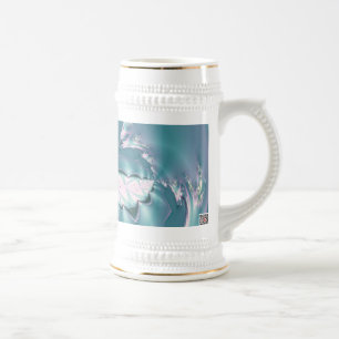 Caneca De Cerveja Borboleta de Primavera