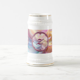 Caneca De Cerveja Borda Chique Colorida Seda Pastel Personalizar