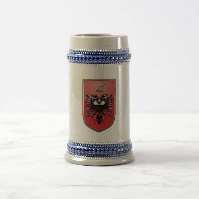 Caneca De Cerveja Brasão albanesa (Centro)