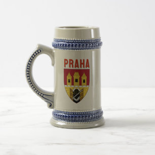 Caneca De Cerveja Brasão de armas de Praga, República Tcheca