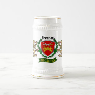 Caneca De Cerveja Brennan/O'Brennan (Ossory) Irlandês Personalizado