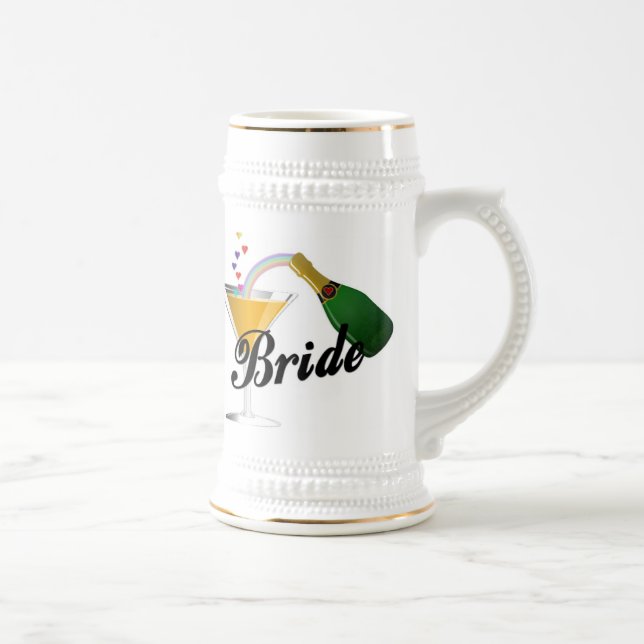 Caneca De Cerveja Brinde de Champagne das noivas (Direita)