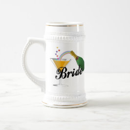 Caneca De Cerveja Brinde de Champagne das noivas