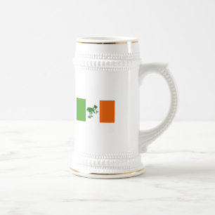 Caneca De Cerveja Brinde irlandês/bandeira irlandesa+Leprechaun