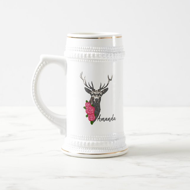 Caneca De Cerveja Buck & Buds BOHO Deer (Esquerda)