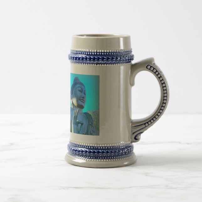 Caneca De Cerveja buddha azul (Direita)