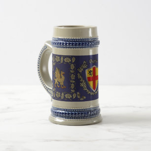 Caneca de cerveja Burke Irish Shield Griffin