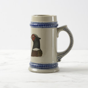 Caneca De Cerveja Cabeça do faisão de Ringneck