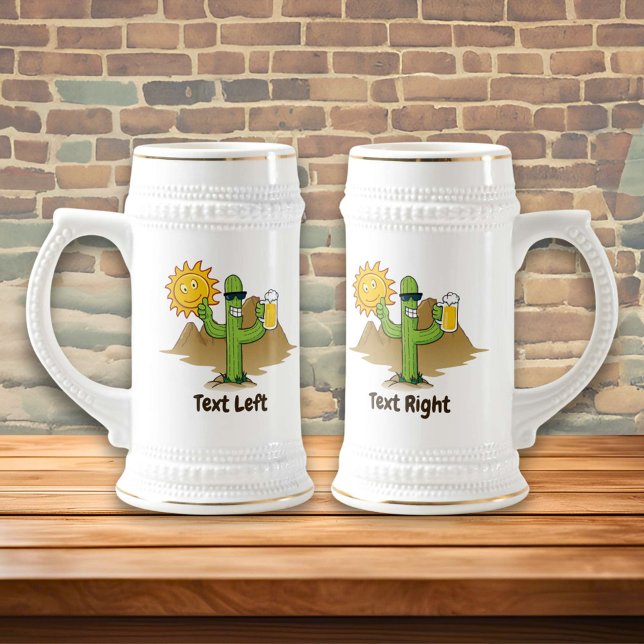 Caneca De Cerveja Cactus com Cerveja (Criador carregado)