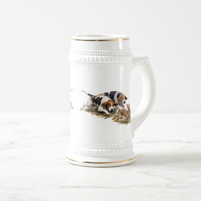 Caneca De Cerveja Cães & Lebre  (Frente Esquerda)