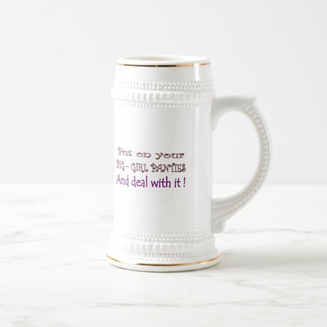 Caneca De Cerveja Calcinhas grandes da menina (Direita)