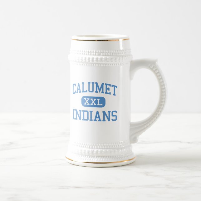 Caneca De Cerveja Calumet - indianos - segundo grau - Chicago (Direita)
