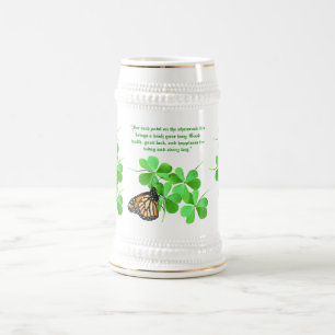 Caneca De Cerveja Camarões e caneca-borboleta