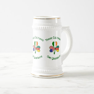 Caneca De Cerveja Camarões Irish USA Flagres Shamrock Seu Nome