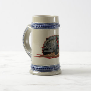 Caneca De Cerveja Caminhão de desenho animado
