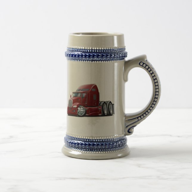 Caneca De Cerveja Caminhão marrom de Kenworth 660 (Direita)