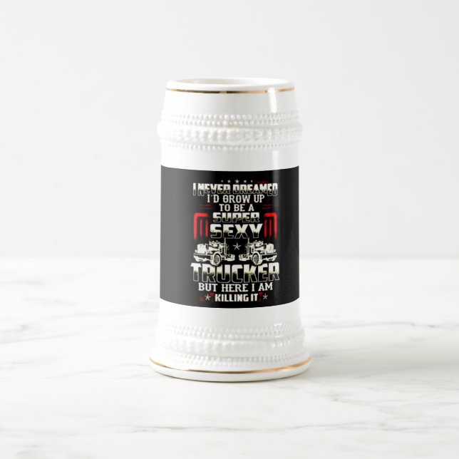 Caneca De Cerveja Caminhoneiro sexy  (Centro)