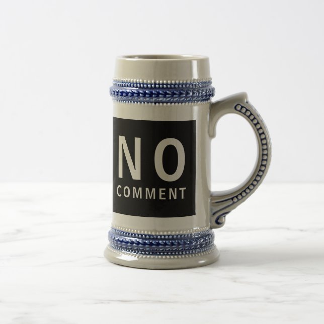 Caneca De Cerveja Camiseta Divertida Sem Comentários Com Atitude (Direita)