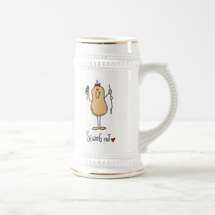Caneca De Cerveja Camisetas e Presentes da Noz de Costura